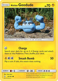 Alolan Geodude (35/181) - SM  Team Up