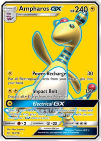 Ampharos GX (Full Art) (163/181) - SM  Team Up Holofoil