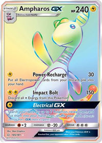 Ampharos GX (Secret) (185/181) - SM  Team Up Holofoil