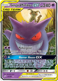 Gengar & Mimikyu GX (53/181) - SM  Team Up Holofoil
