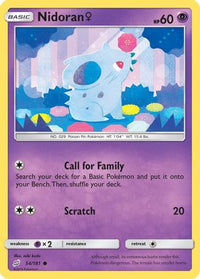 Nidoran F (54/181) - SM  Team Up