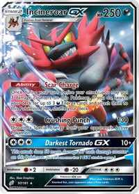 Incineroar GX (97/181)  - SM  Team Up Holofoil