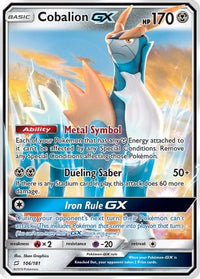 Cobalion GX (106/181) - SM  Team Up Holofoil