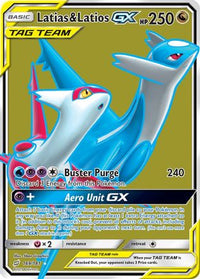 Latias & Latios GX (Full Art) (169/181) - SM  Team Up Holofoil