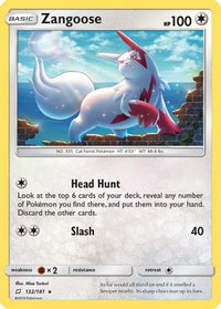 Zangoose (132/181) - SM  Team Up Holofoil
