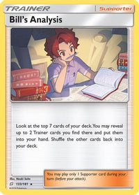 Bill's Analysis (133/181) - SM  Team Up Holofoil