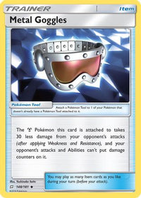 Metal Goggles (148/181)  - SM  Team Up