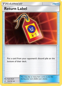 Return Label (153/181) - SM  Team Up