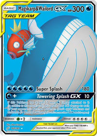 Magikarp & Wailord GX (Full Art) (160/181)  - SM  Team Up Holofoil