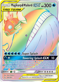 Magikarp & Wailord GX (Secret) (183/181) - SM  Team Up Holofoil