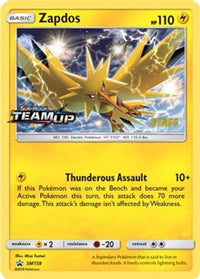 Zapdos SM159 (Prerelease) [Staff] (SM159) - SM Promos Holofoil