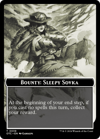 Bounty: Sleepy Sovka // Bounty Rules Double-Sided Token [Outlaws of Thunder Junction Commander Tokens] - POKÉ JEUX