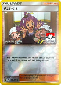 Acerola (League Challenge) [2nd Place] (112a/147) - League & Championship Cards Reverse Holofoil