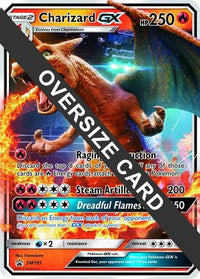 Charizard GX SM195 (SM Black Star Promo) (SM195) - Jumbo Cards Holofoil