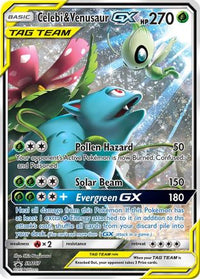 Celebi & Venusaur GX (SM167/248) - SM Promos Holofoil