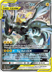 Pikachu & Zekrom GX (SM168/248) - SM Promos Holofoil