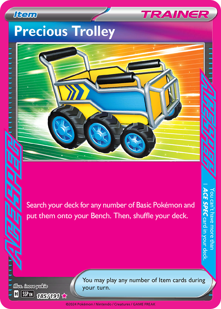 Precious Trolley (185) - Prize Pack Series Cards Holofoil