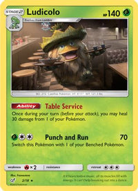 Ludicolo (2/18)  - Detective Pikachu Holofoil