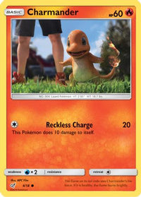 Charmander (Holo Common) (4/18)  - Detective Pikachu Holofoil