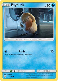 Psyduck (Holo Common) (7/18)  - Detective Pikachu Holofoil