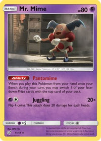 Mr. Mime (11/18)  - Detective Pikachu Holofoil