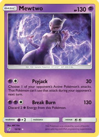 Mewtwo (12/18)  - Detective Pikachu Holofoil