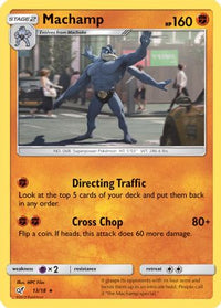 Machamp (13/18)  - Detective Pikachu Holofoil