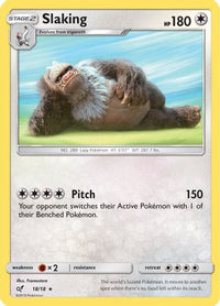 Slaking (18/18)  - Detective Pikachu Holofoil
