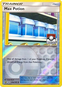 Max Potion (Pokemon League) (128a/145) - League & Championship Cards Reverse Holofoil