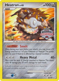 Heatran (Regional Championships) [Staff] (30/146) - League & Championship Cards