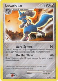 Lucario (Prerelease) (53/127) - Diamond and Pearl Promos