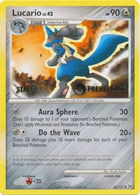Lucario (Prerelease) [Staff] (53/127)  - Diamond and Pearl Promos