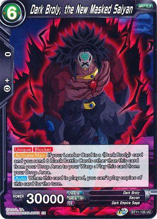 Dark Broly, the New Masked Saiyan (BT11-135) [Vermilion Bloodline] - POKÉ JEUX