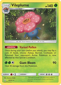 Vileplume (8/214)  - SM  Unbroken Bonds Holofoil