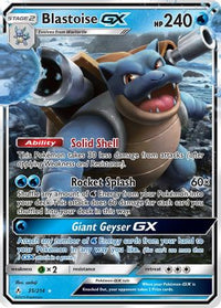 Blastoise GX (35/214)  - SM  Unbroken Bonds Holofoil