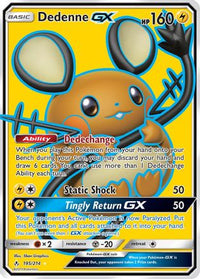 Dedenne GX (Full Art) (195/214) - SM  Unbroken Bonds Holofoil