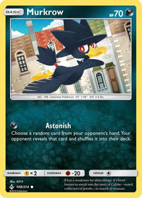 Murkrow (108/214)  - SM  Unbroken Bonds