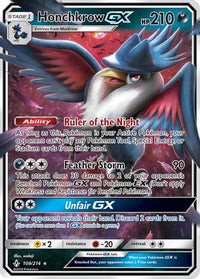 Honchkrow GX (109/214)  - SM  Unbroken Bonds Holofoil