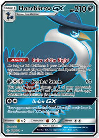 Honchkrow GX (Full Art) (202/214)  - SM  Unbroken Bonds Holofoil