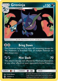 Greninja (117/214)  - SM  Unbroken Bonds Holofoil