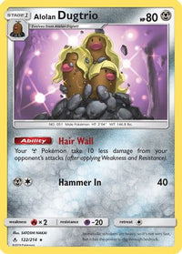 Alolan Dugtrio (122/214)  - SM  Unbroken Bonds