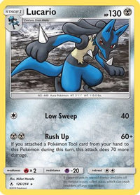 Lucario (126/214)  - SM  Unbroken Bonds Holofoil