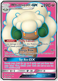 Whimsicott GX (Full Art) (206/214)  - SM  Unbroken Bonds Holofoil