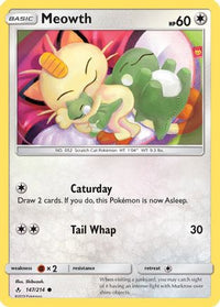 Meowth (147/214)  - SM  Unbroken Bonds