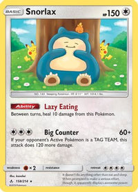 Snorlax (158/214)  - SM  Unbroken Bonds Holofoil