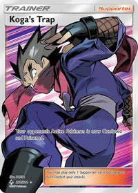 Koga's Trap (Full Art) (211/214)  - SM  Unbroken Bonds Holofoil