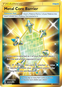 Metal Core Barrier (Secret) (232/214)  - SM  Unbroken Bonds Holofoil