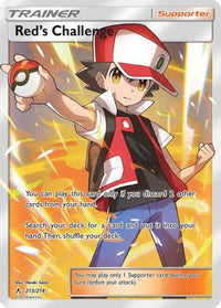 Red's Challenge (Full Art) (213/214) - SM  Unbroken Bonds Holofoil