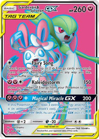 Gardevoir & Sylveon GX  (Full Art) (204/214) - SM  Unbroken Bonds Holofoil