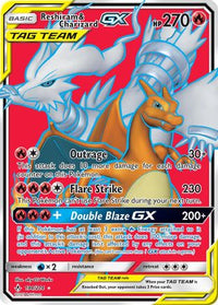 Reshiram & Charizard GX (Full Art) (194/214) - SM  Unbroken Bonds Holofoil
